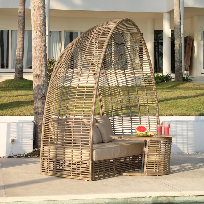 Skyline Design Ruby Auxiliary Table with Glass