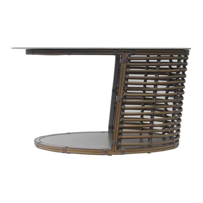 Skyline Design Ruby Auxiliary Table with Glass