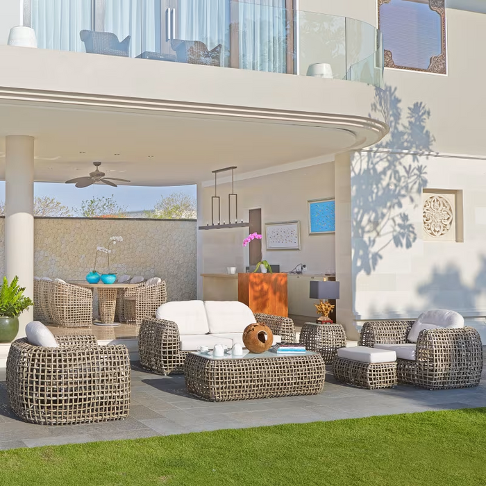 Skyline Design Dynasty Ottoman with Sunbrella Cushion