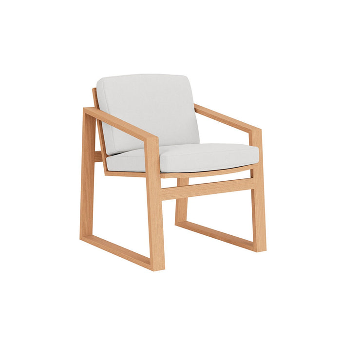 Lloyd Flanders Pursuit Dining Armchair in Toffee Cream Finish