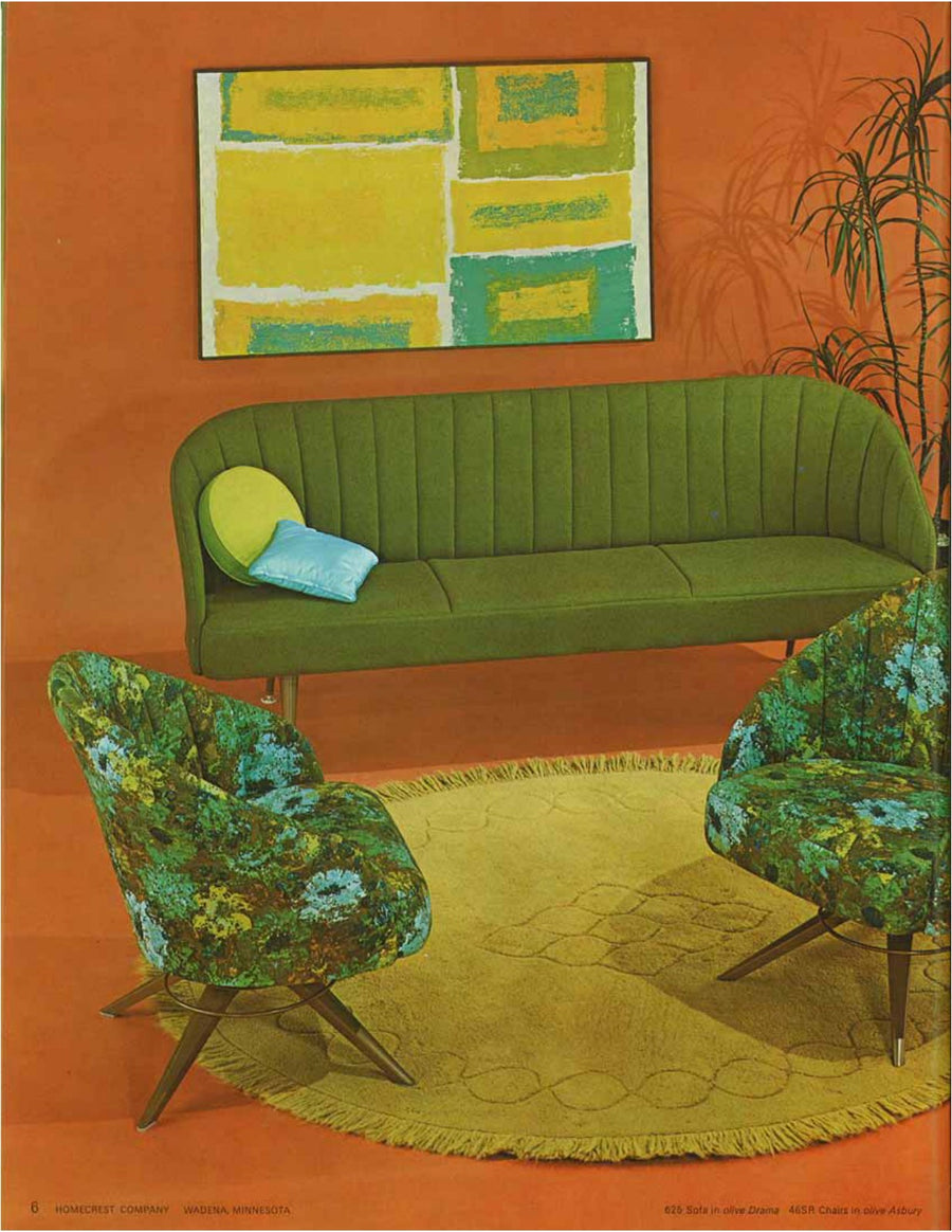 Swivel chairs for the living room, 1964