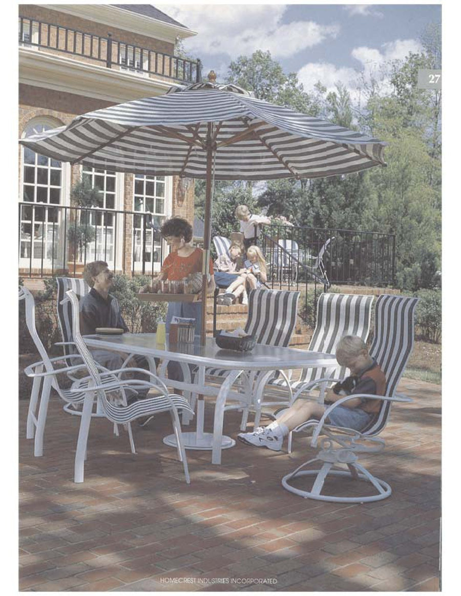 Sling swivel rockers at the family table, 1998-99