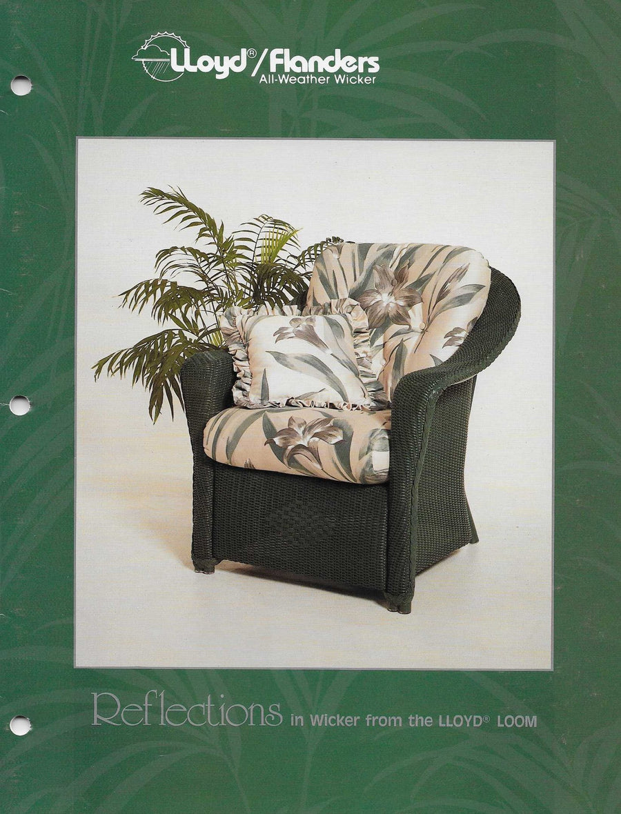 Reflections catalog cover, 1987: the collection still woven today