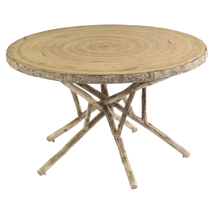 Woodard River Run 48" Round Birch Heartwood Dining Table