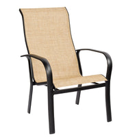 Sling High-Back Dining Arm Chair