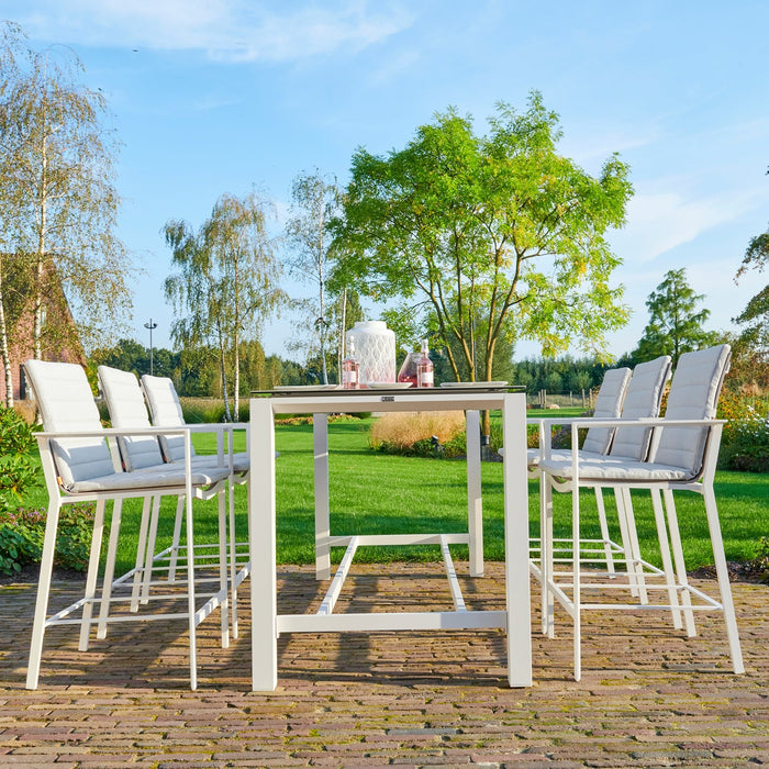 Kettler Primavera 7-Piece Bar Set - White