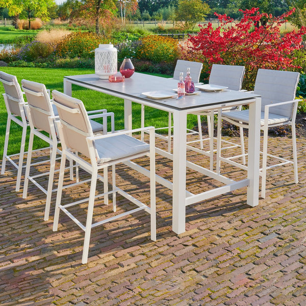 Kettler Primavera 7-Piece Bar Set - White