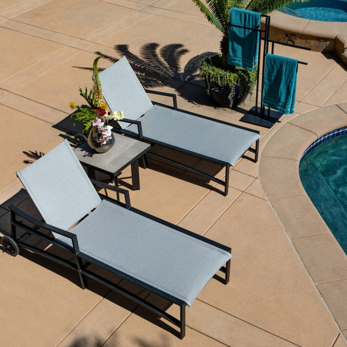 OW Lee Avana Sling Adjustable Chaise with Wheels