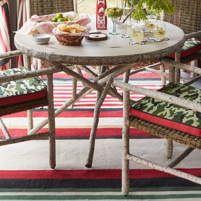Woodard River Run 48" Round Birch Heartwood Dining Table