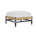Lloyd Flanders Low Country Ottoman in Natural Finish
