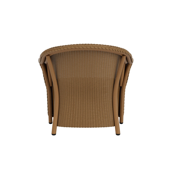 Lloyd Flanders Reflections Lounge Chair with Padded Seat, back view