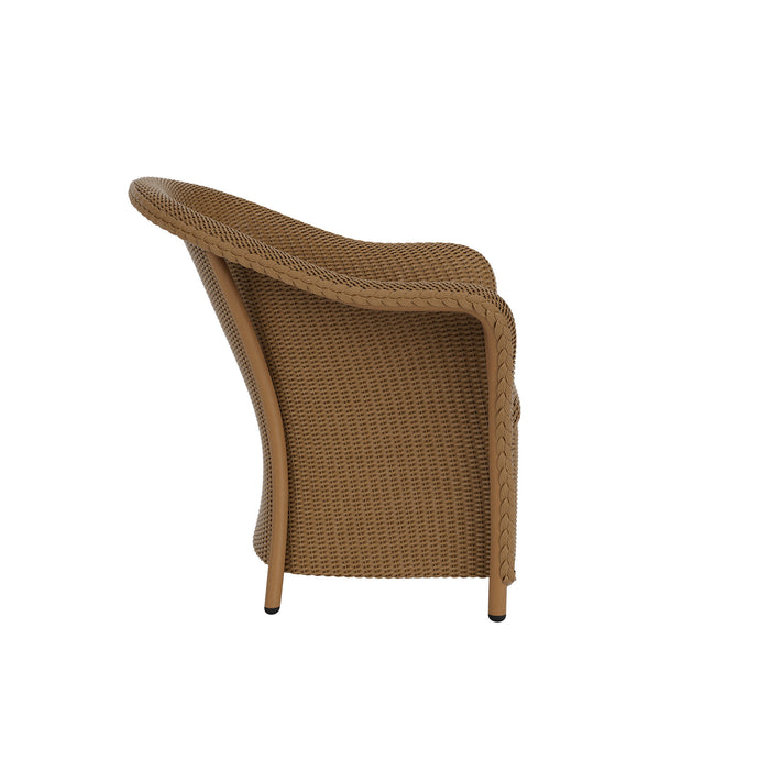 Lloyd Flanders Reflections Lounge Chair with Padded Seat, side view