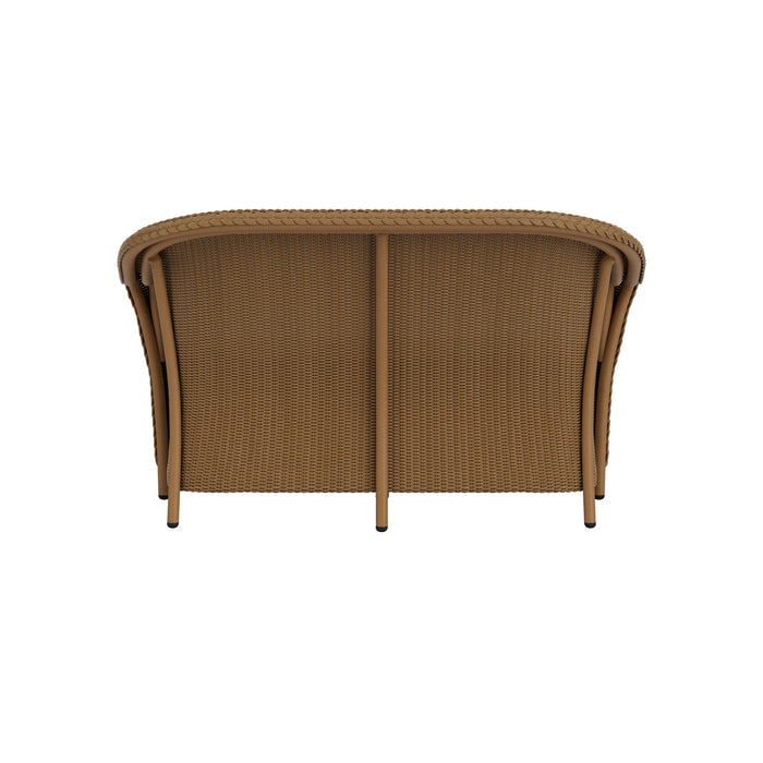 Lloyd Flanders Reflections Loveseat with Padded Seat, back view