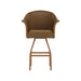Lloyd Flanders All Seasons Swivel Bar Stool with Padded Seat, front view