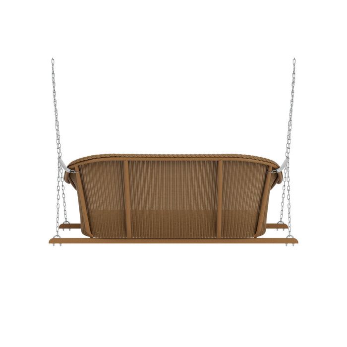 Lloyd Flanders All Seasons Settee Swing with Padded Seat, back view