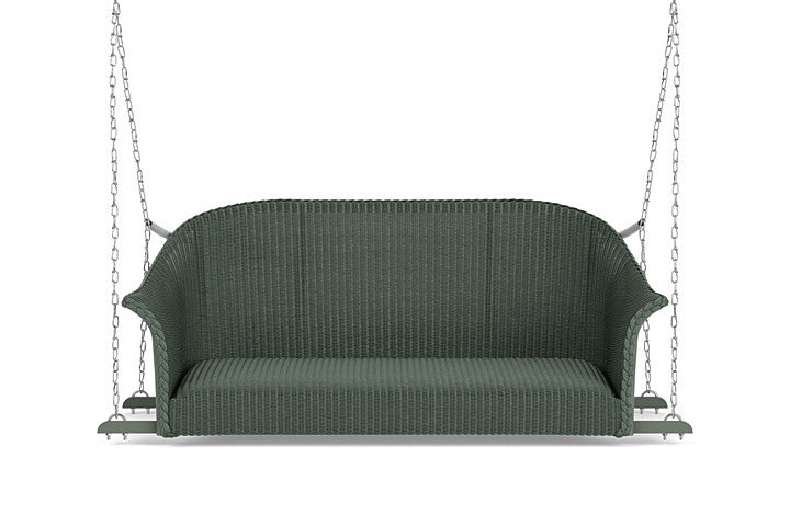 Lloyd Flanders All Seasons Settee Swing with Padded Seat