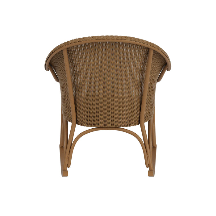 Lloyd Flanders All Seasons Lounge Rocker with Padded Seat, back view