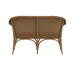 Lloyd Flanders All Seasons Settee with Padded Seat, back view