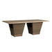 Charisma 86" Rectangular Dining Table in Brindle Finish