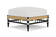 Lloyd Flanders Low Country Ottoman in Natural Finish