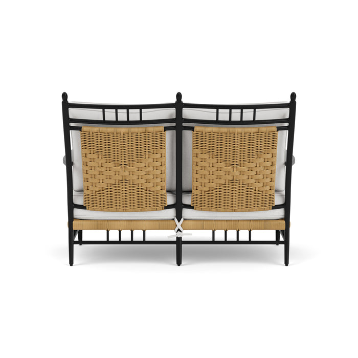 Lloyd Flanders Low Country Loveseat in Natural Finish