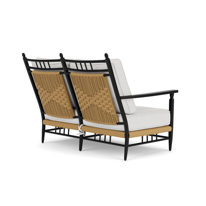 Lloyd Flanders Low Country Loveseat in Natural Finish