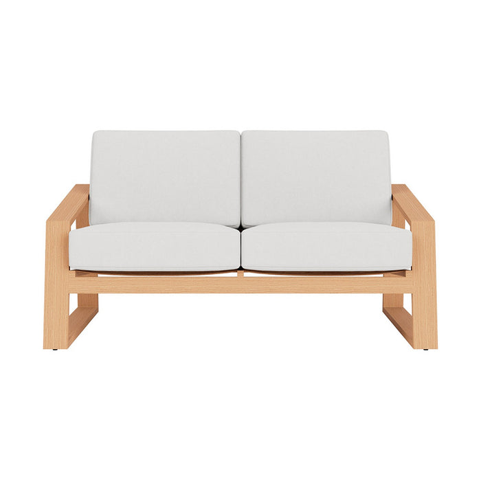 Lloyd Flanders Pursuit Loveseat in Toffee Cream Finish