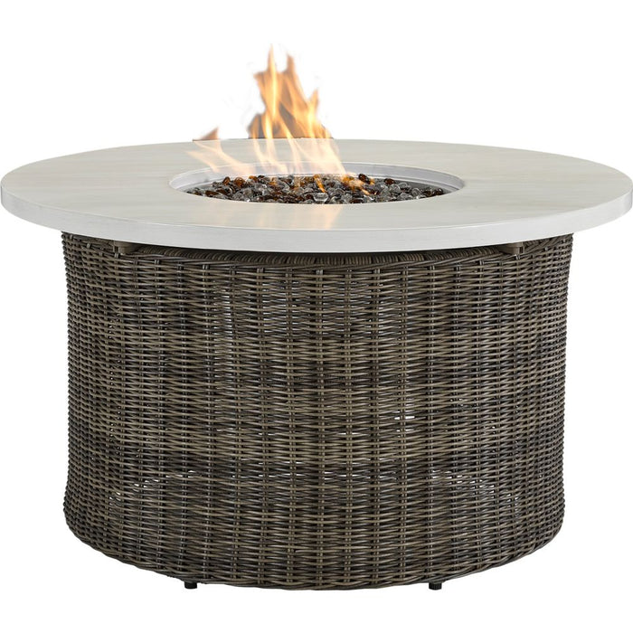 Lane Venture Oasis 42" Round Gas Fire Pit