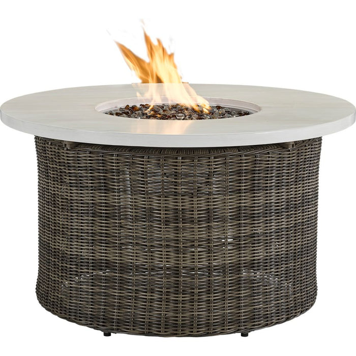 Lane Venture Oasis 42" Round Gas Fire Pit