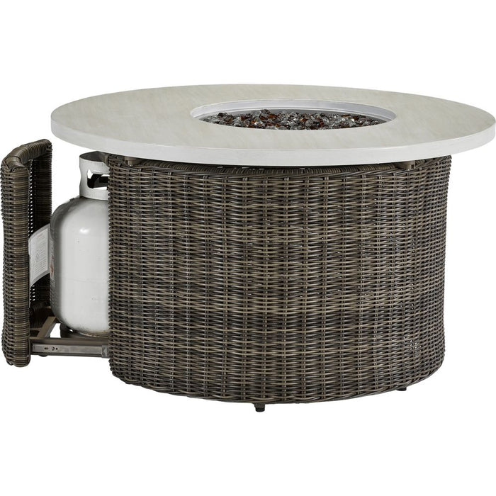 Lane Venture Oasis 42" Round Gas Fire Pit
