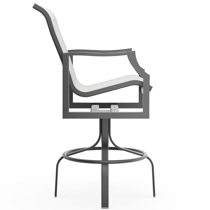 Woodard Nico Sling Swivel Bar Stool