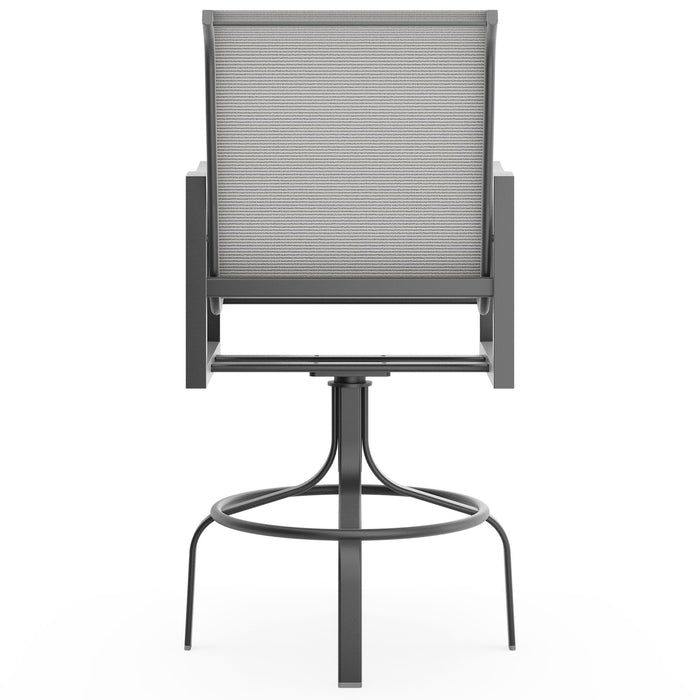 Woodard Nico Sling Swivel Bar Stool