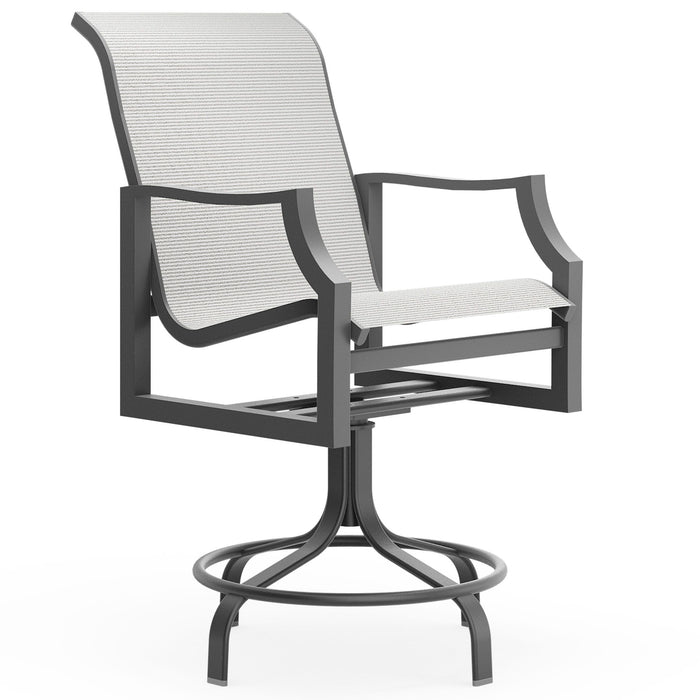 Woodard Nico Sling Swivel Counter Stool