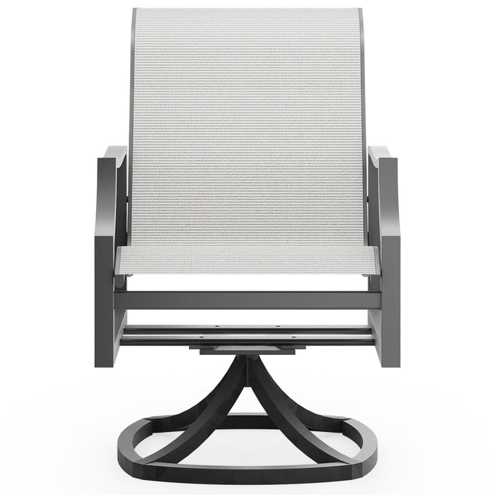 Woodard Nico Sling Swivel Dining Chair