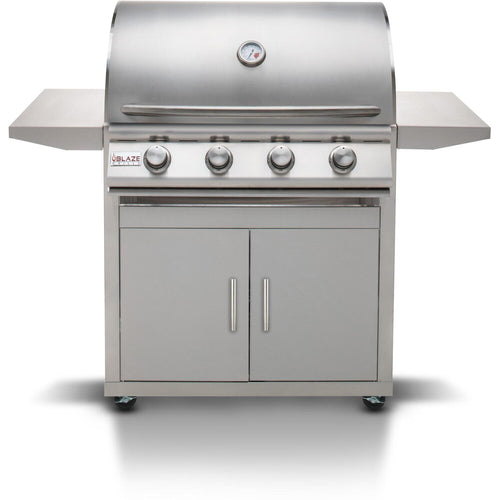 Blaze Prelude LBM 32-Inch 4-Burner Freestanding Gas Grill (BLZ-4LBM-LP/NG + CART)