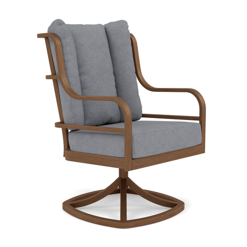 Woodard Brit Swivel Dining Arm Chair