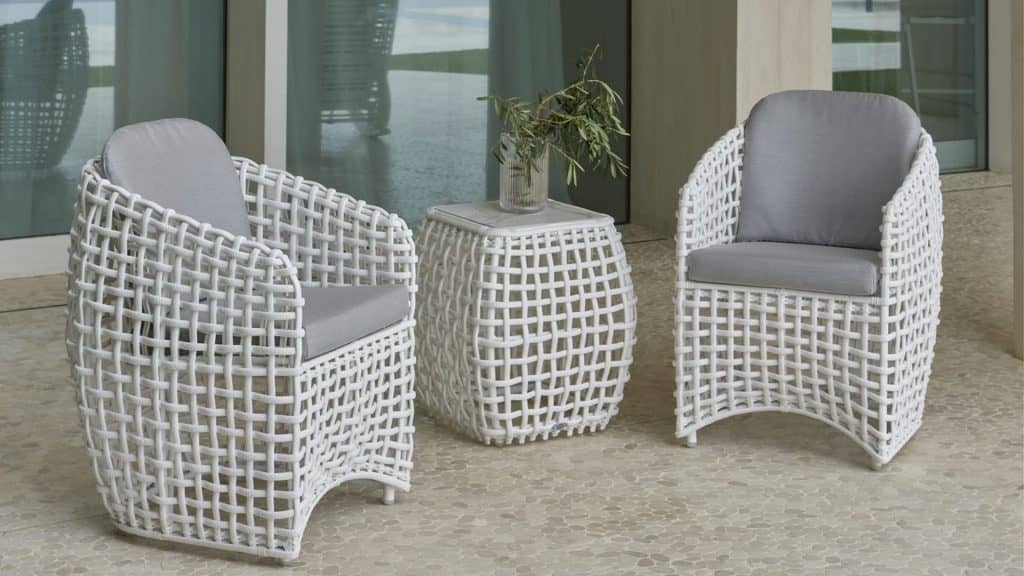 Skyline Design Dynasty Side Table with Glass