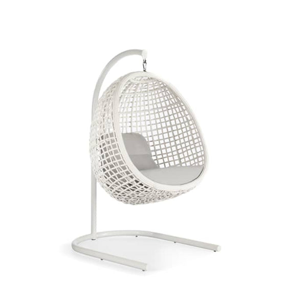 Dynasty Hanging Chair with Frame and Sunbrella Cushion
