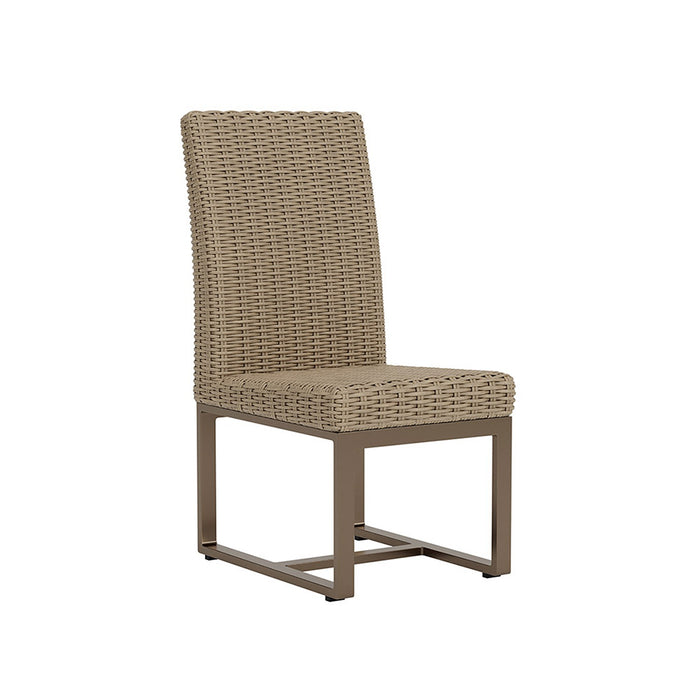 Lloyd Flanders Milan Armless Dining Chair in Brushwood Finish