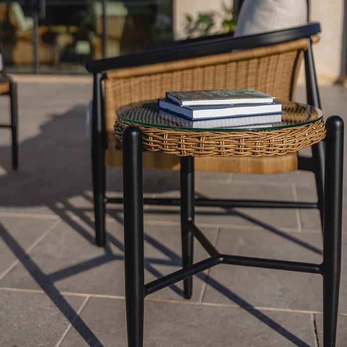 Lloyd Flanders Galloway 19" Round End Table