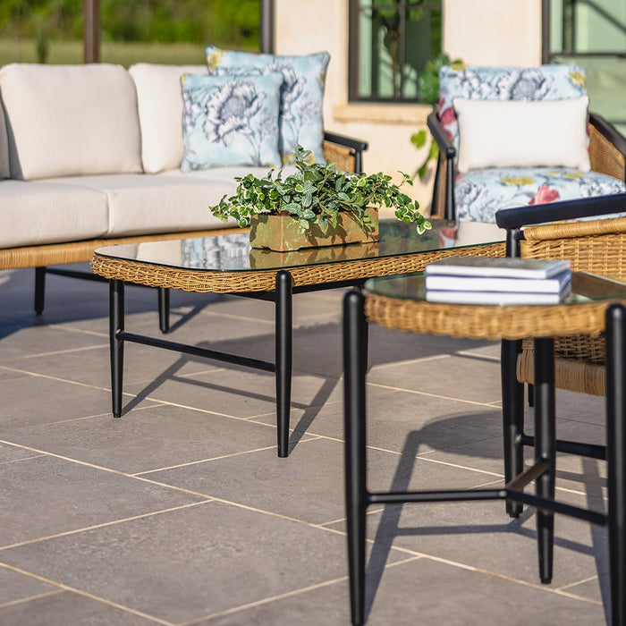 Lloyd Flanders Galloway 50" Rectangular Cocktail Table