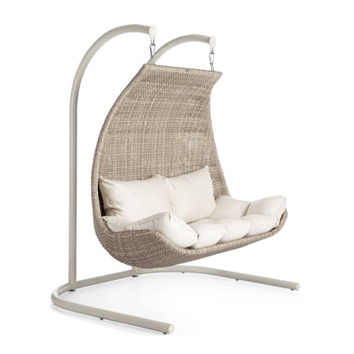 Paloma Double Hanging Chair with Sunbrella Cushion