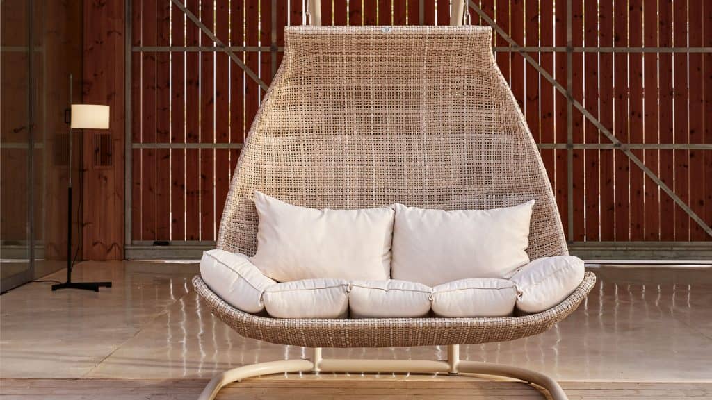 Skyline Design Paloma Double Hanging Chair with Sunbrella Cushion