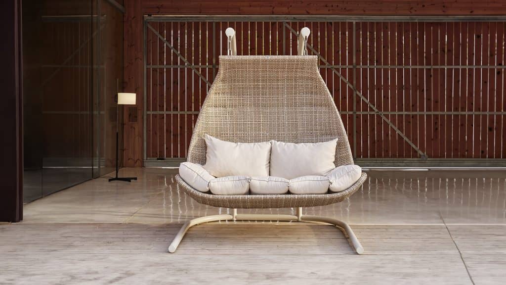 Skyline Design Paloma Double Hanging Chair with Sunbrella Cushion