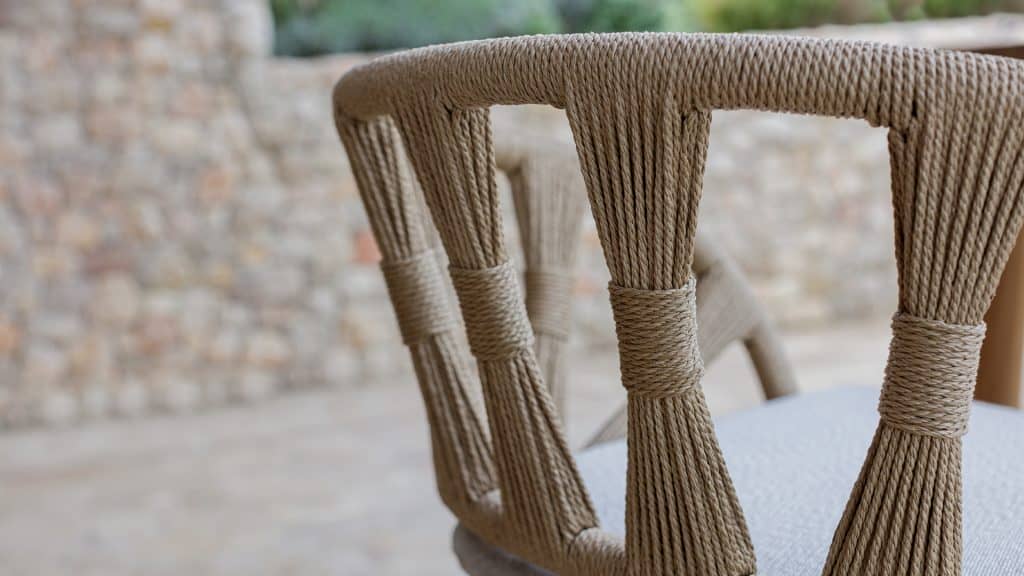 Skyline Design Krabi Barstool with Sunbrella Cushion