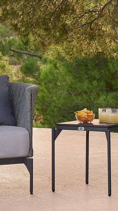 Skyline Design Boston Side Table with Glass