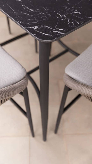 Skyline Design Rodona Square Pub Table with Glass