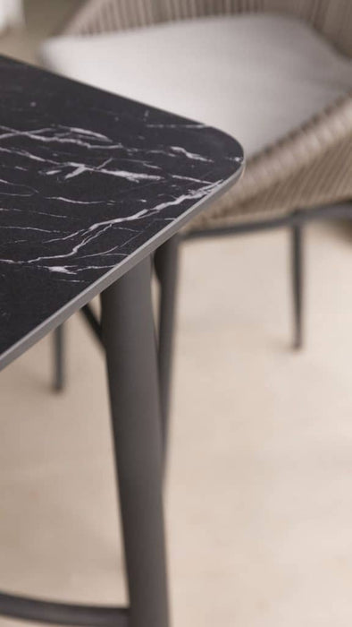 Skyline Design Rodona Square Pub Table with Glass