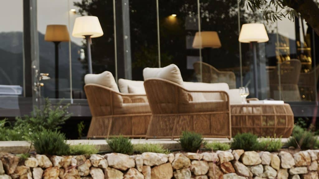 Skyline Design Calixto Armchair with Sunbrella Cushion