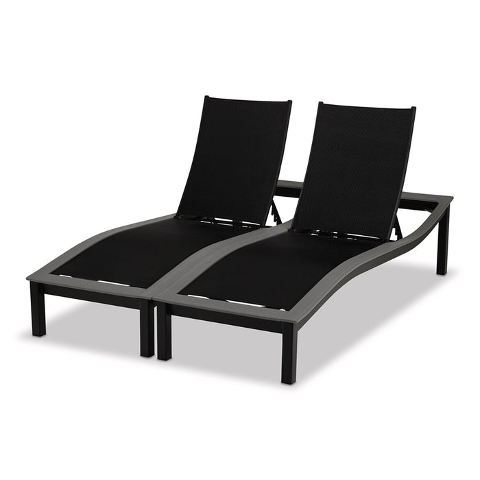 Telescope Casual Bazza Sling Ad-On Chaise Connector Kit (Set of 2)